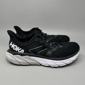 Hoka One One Arahi 5 Running Shoes 1115012  BWHT Black Sneakers Women’s 9.5B